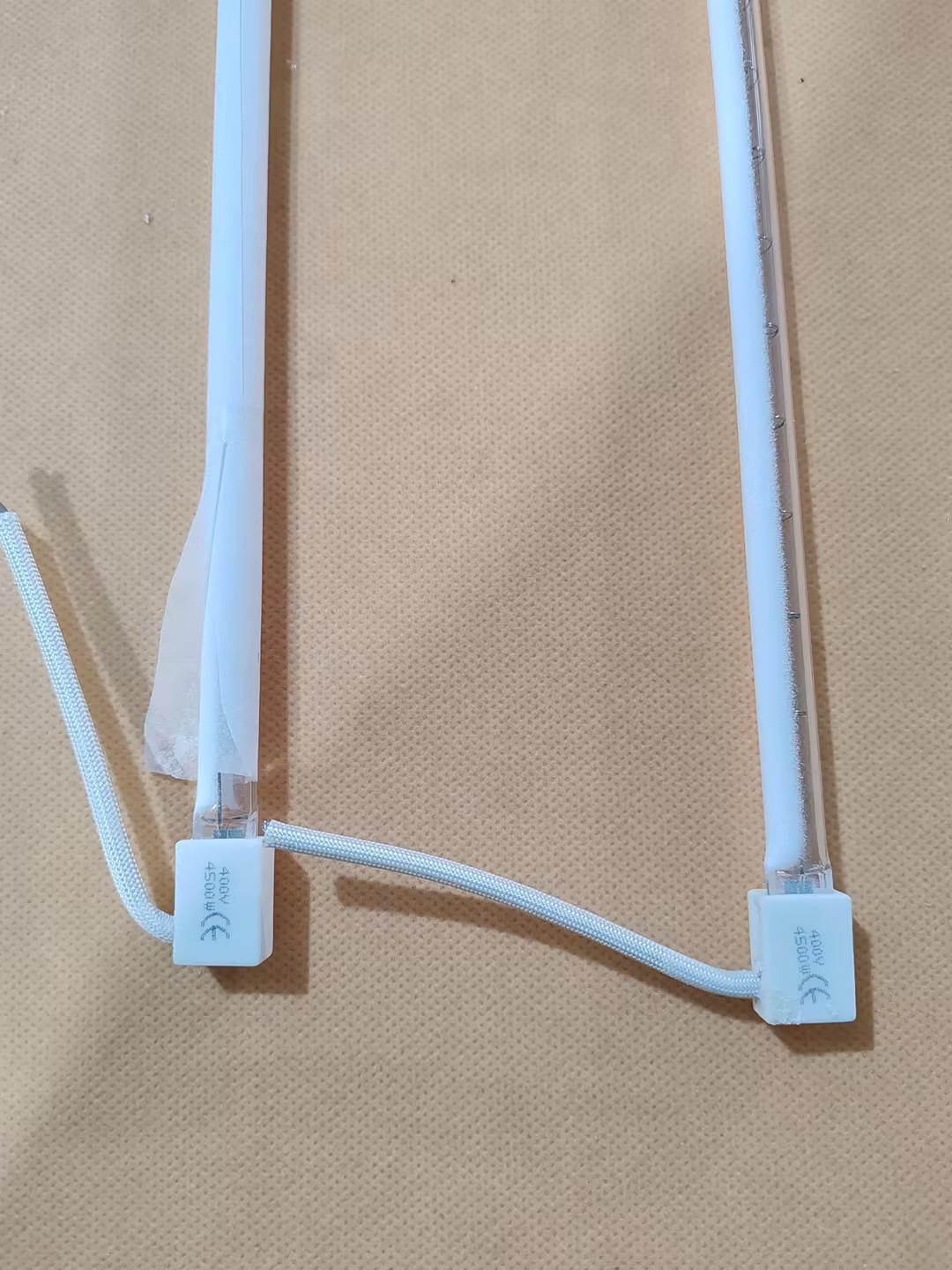 Lampu pemanas inframerah berbahan kuarsa 775mm 2200W